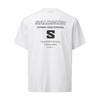 SALOMON Uni Blast Series Cool Sensation Letter Round Neck Pullover Short Sleeve T-Shirt Unisex T-Shirts White C28084