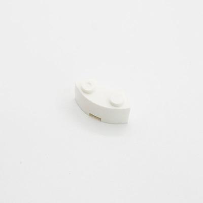

100pcs / COLLECTION My Own Creation Brick Round Corner 2X2 Macaroni Including Stud Notch DO-IT-YOURSELF Enlighten Building Blocks Block Blocks