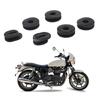 6Pcs/12pcs Gasket Motorcycle Fairing Side Cover Grommets for GS125 Replacement Side Panel Fairing Washer Spacer Black