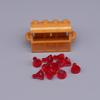 MOC City Treasure Series Set Accessories Building Blocks Gold Ore Silver Crystal Diamond Box Gold Key Dollar Cash Brick Kid Toys