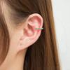 Jewelry Turquoise Ear Clip No Piercing Earring CZ Cuff Earrings Circle Ear Cuff Rhinestone