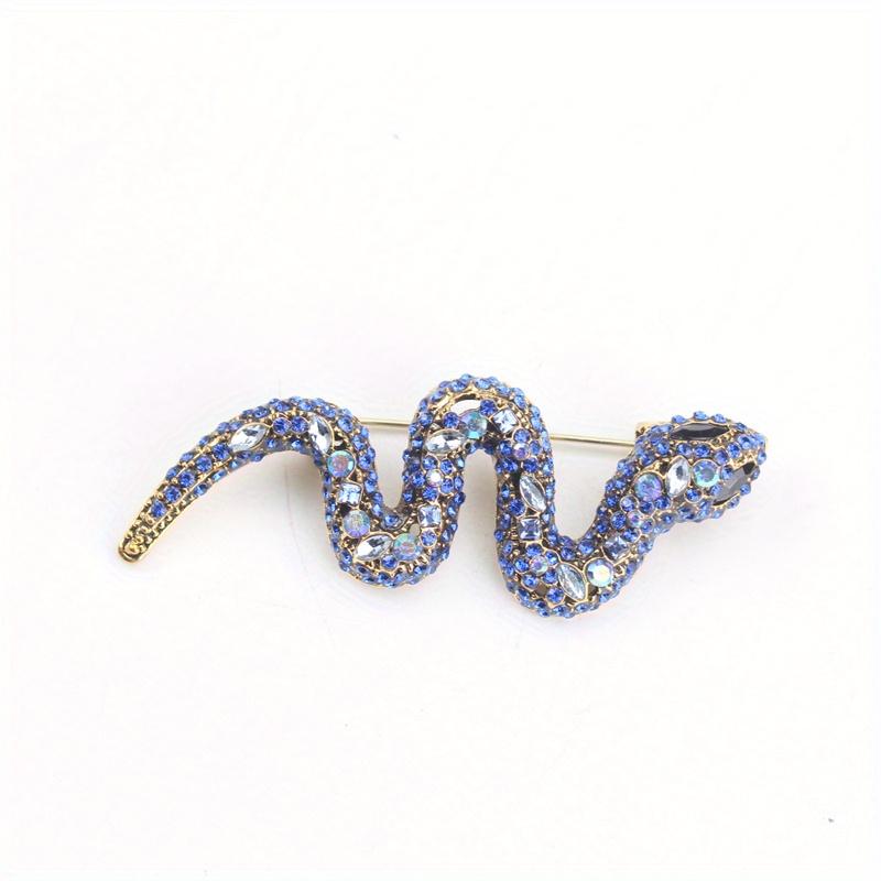 Stylish and Elegant Zodiac Animal Snake Brooch Personalized Luxury Accessory Pin Gift
