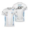 2025 F1 Williams Team T-Shirt Carlos Sainz Formel 1 Alex Alben 2025 T-Shirt Herren Damen Kinder Fanshirt 3D Gedrucktes T-Shirt