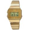 CASIO Digital Watch Vintage Series Gold Overseas Model [Casio] A700WEVG-9A Men's/Women's