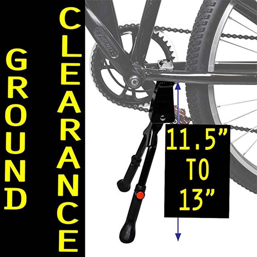 Soporte de Bicicleta de Doble Pata Prop Soporte de Estacionamiento Accesorios de Ciclismo Caballete Doble Caballete de Bicicleta