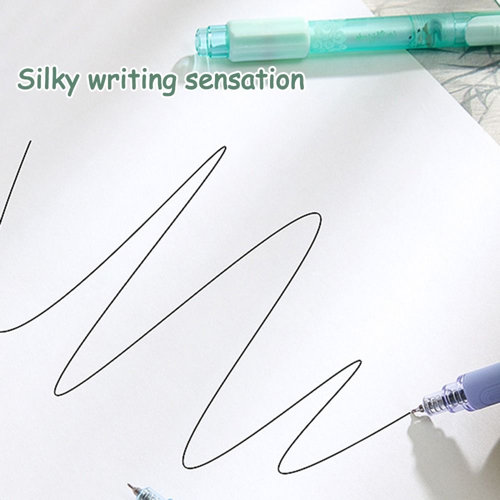 4PCS/Set Quick Drying Gel Pen 0.5mm Neutral Pen New Signature Pen  Writing Tool