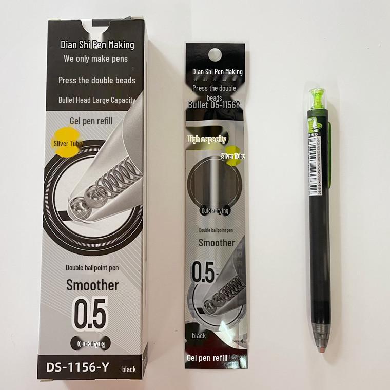 Galaxy Time and Space Capsule Rotating Pen - Quick-Dry, Silent, Large Capacity Black Signature Pen.