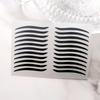 Black Almond Skin-Tone Double Eyelid & Cat-Eye Eyeliner Stickers with Smoky Eyeshadow Stickers