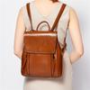 Echter Lederrucksack für Damen Trend Designer Ölwachs Rindsleder Tagesrucksack College Mädchen Reise Schultaschen
