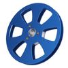 Studer Empty Tape Open Reel Audio Aluminum Alloy Empty Reel with Hub for TEAC 1/4" 5-inch Reel, 6-Hole Take-Up Reel, Take-Up Two-Reel (Blue)