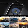 Dual Port USB QC+PD Fast Charger for Car and Motorcycle
