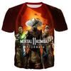 T Shirts Fighting Game Mortal Kombat 11 3D Printed Fashion Kids Casual T-Shirt Boys Girls Oversized Tees Tops Children Clothing