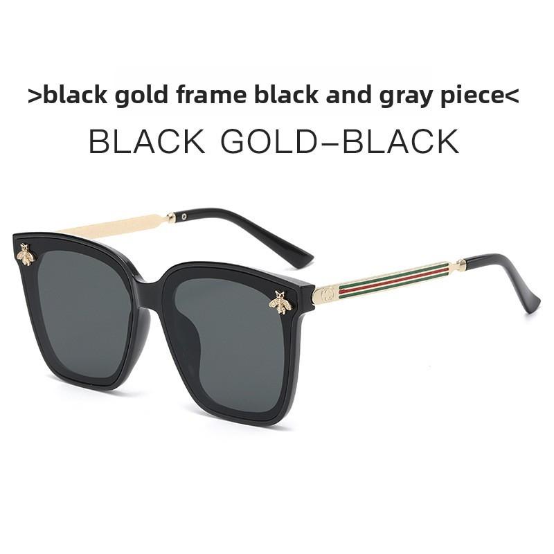 New Fashion Ladies Sunglasses Uv400 Polarized Polycarbonate Frame For Outdoor Travel BlackFrameBlackGray