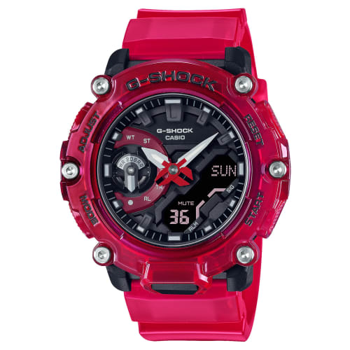 

Casio G-Shock Sound Wave Series GA-2200SKL-4AJF Men s Watch, Red