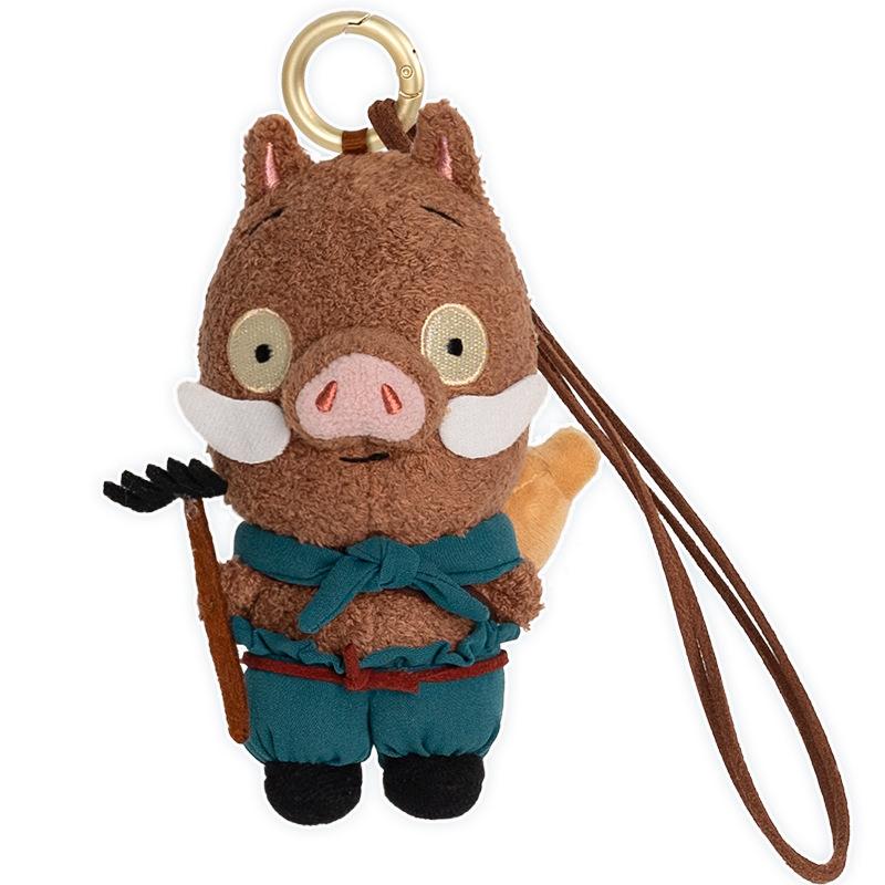Langlang Mountain Little Demon Plush Toy Children's Birthday Gift Piggy Demon Pendant for Friends Keychain Gift