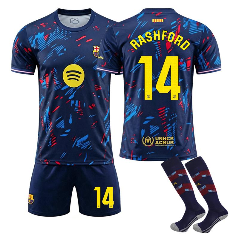 2627 Barça New Commemorative Football Jersey, No.19 Yamal, No.9 Lewandowski, No.10 Messi, Barcelona Special Edition Shirt