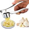 Portable Stainless Steel Garlic Press Set  Garlic Ginger Peeler Cleaning Brush  Reusable Easy Clean Practical Kitchen Gadgets