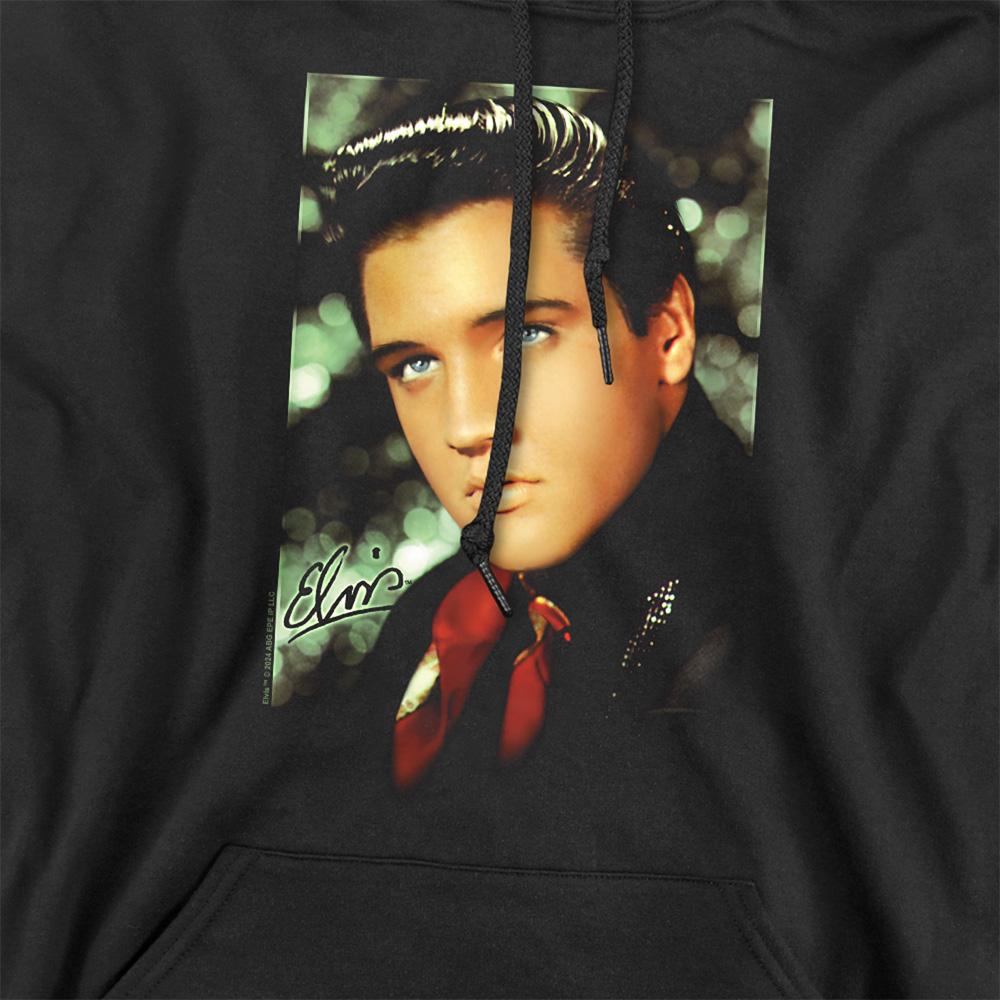 Elvis Presley Unisex Adult Red Scarf Hoodie