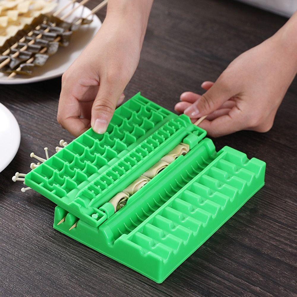 

Effortless Kebab Maker Plastic Barbecue Skewer Machine Food Barbecue