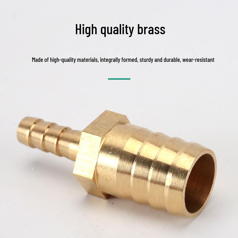 Brass L-Shaped Reducing Pagoda Plug, 4mm-19mm Conversion Hose Fitting