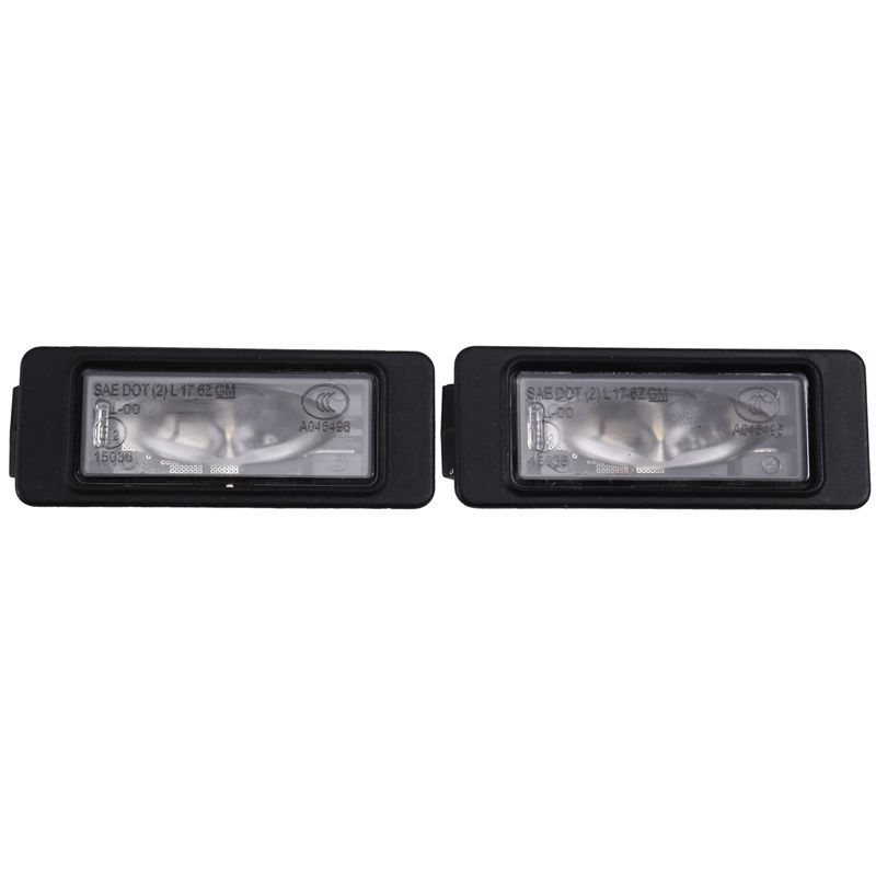 

2-Piece LED License Plate Light Set For Cadillac Xt5 Ct6 , Model 13510659 как