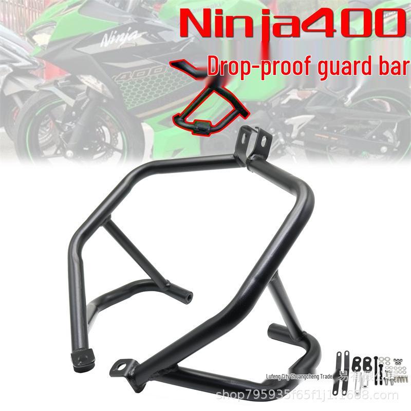

Защита двигателя Kawasaki Ninja 400, дуга защиты от падений чёрный