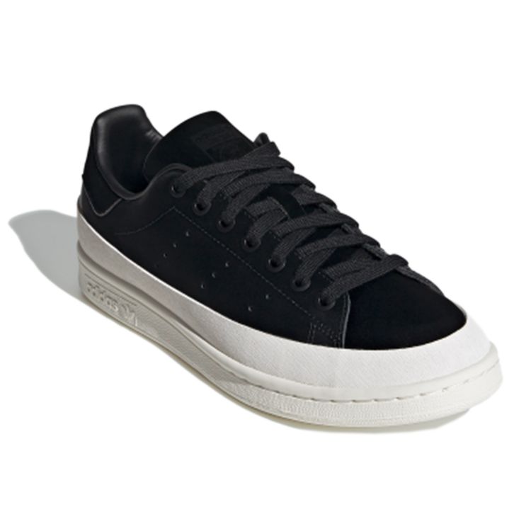 Adidas Originals Stan Smith Synthetic Leather Durable Low-Top Sneakers Women Sneakers Black FW5168