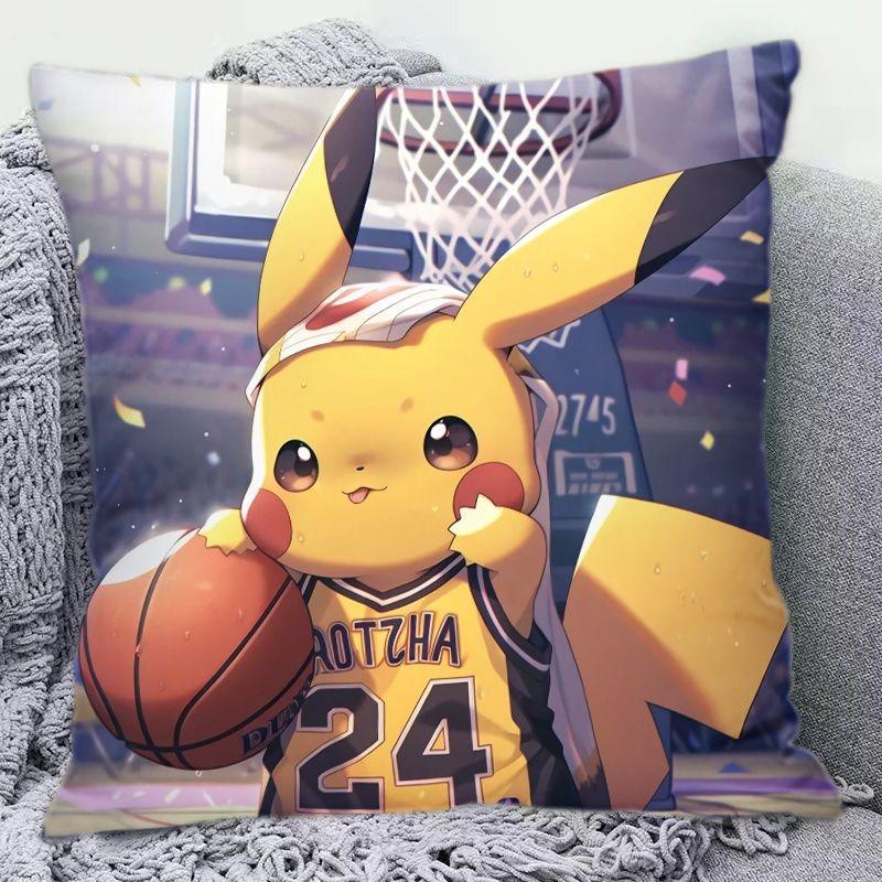1 Stück niedlicher Pikachu Kissenbezug cooler Pikachu Kissenbezug Raumdekoration Kissenbezug Sofakissenbezug Heimdekoration