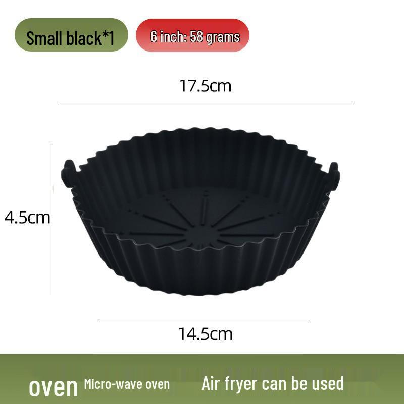 Silicone Air Fryer Mat: Heat-Resistant, Non-Stick Baking Mat for Round Pans