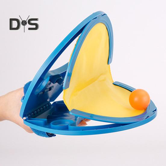 Racket Pocket Catch Game Justerbar håndgripende racket Kids Kaste Catch Ball Leke med Launcher Kaste og Fang Ball Spill Utendørs Leker med Baller