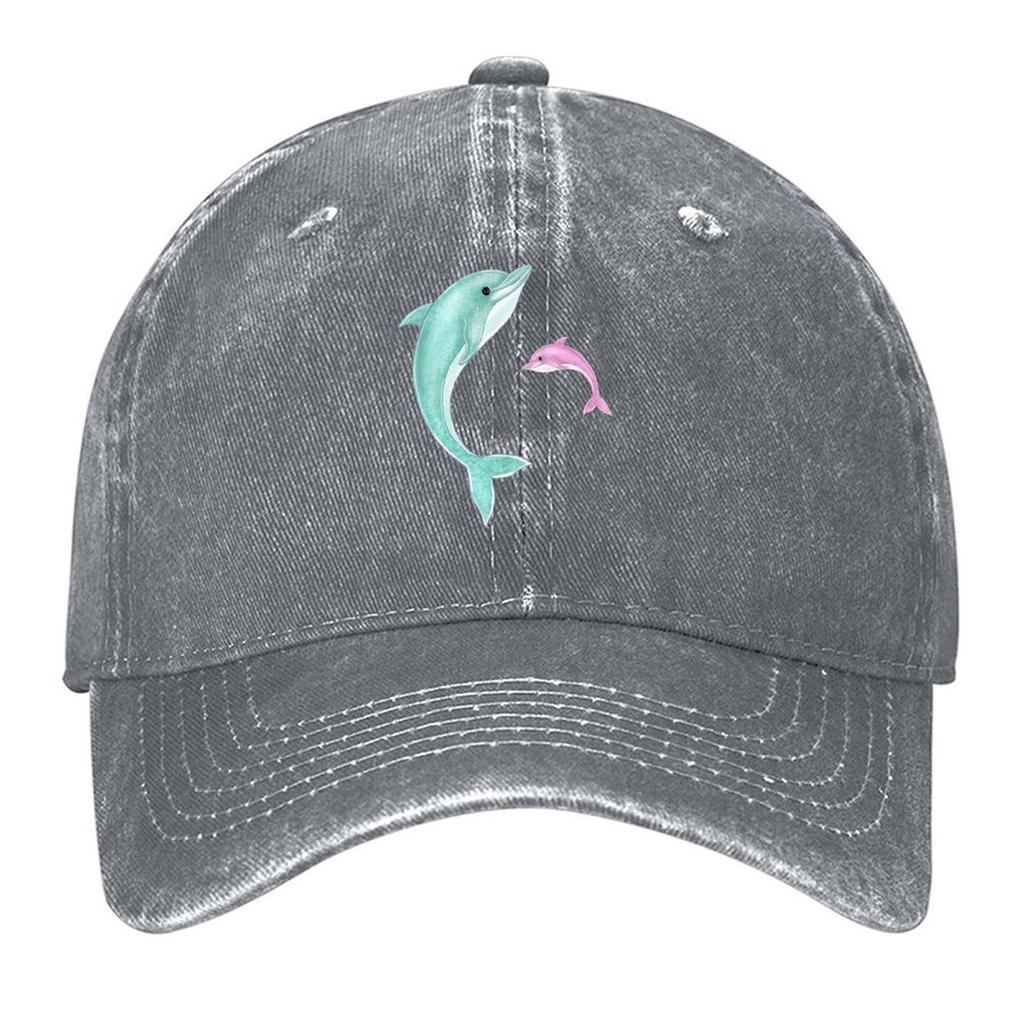 2026 Santorini And Bella The Dolphins Baseball Cap Sunscreen Anime Sun Caps Luxury Brand Elegant Women's Hats Men's