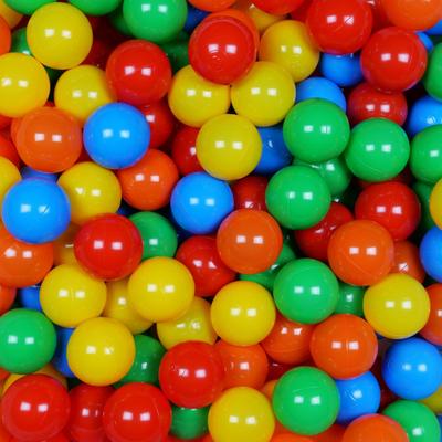Toy Balls Ø7Cm 25Pcs Green, Yellow, Orange, Red, Blue
