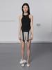 CERRIC Check Pump Shorts/Beige