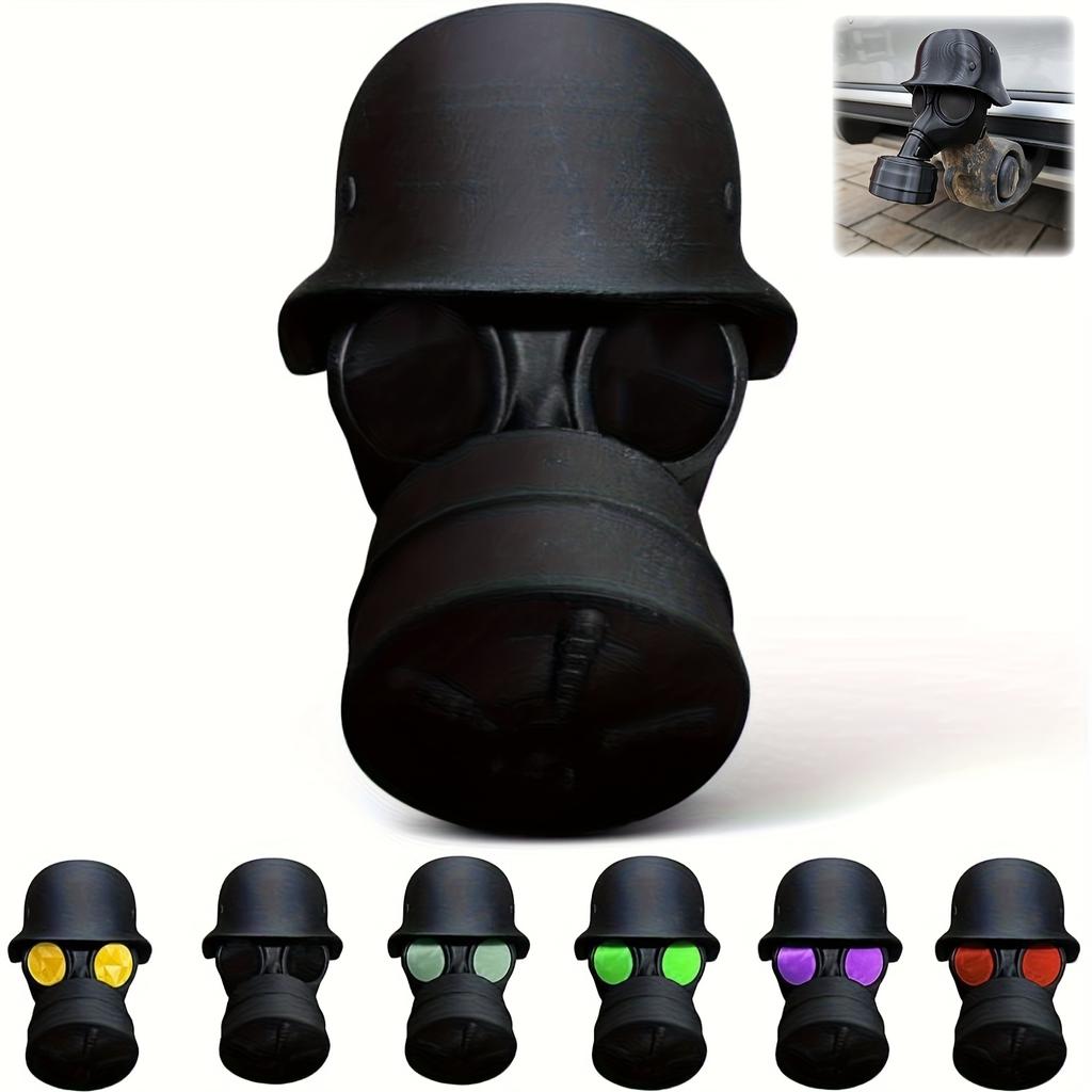 Cover Cap for Trailer Coupling, Fun Helmet Trailer Hitch Cover, Trailer Coupling Protective Cap, Car Decoration Accessories