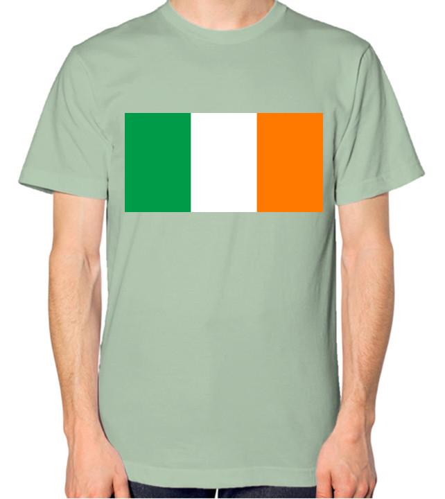 Ireland Flag T-Shirt Men Ladies Unisex Top Irish S разноцветный