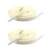 1 Pair Flat Sneaker Shoelaces 8mm Wide Polyester Replacement Multicolored Laces for Trainers and Casual Shoes Strings