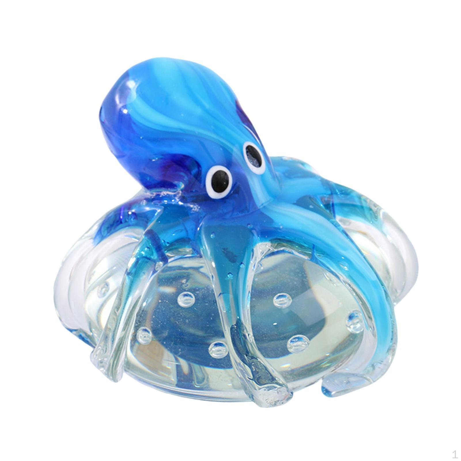 

Стеклянная фигурка для аквариумного ландшафта, статуэтка животного ручной работы, украшение для стола, аквариум, гостиная Short Style