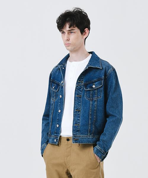 Prestons Pj600Wmb Washed Denim Trucker Jacket (Washed Mid Blue)