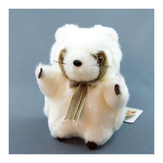 Takenoko red panda mini white stuffed toy 10103
