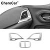Dashboard Side & Rear Air Vent Outlet Cover Decor Trim For Jeep Cherokee Sliver