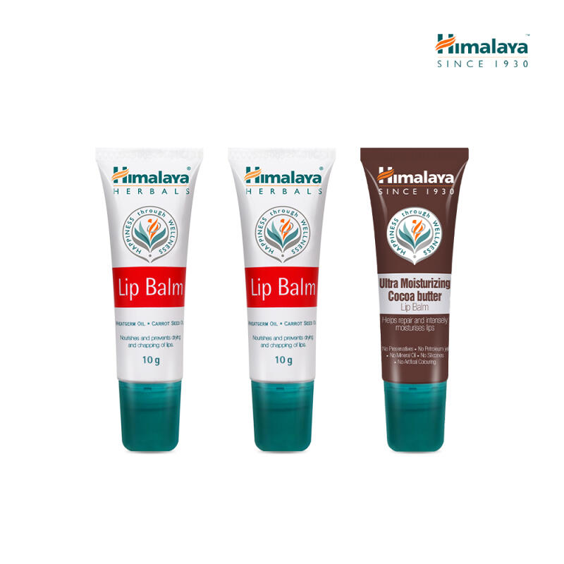 Original Vegan Lip Balm 10g x2 + Cocoa Lip Balm 10g