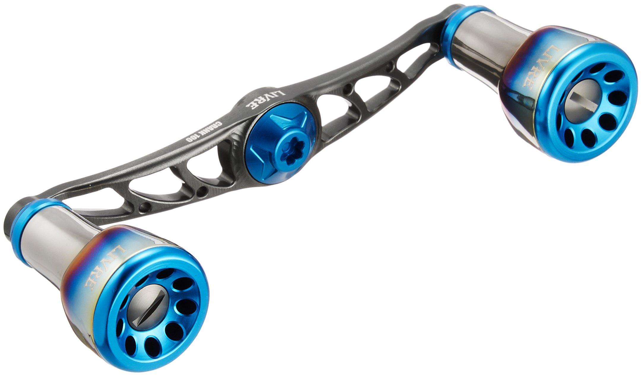 

LIVRE FullComp Crank Reel for Shimano 100 P Blue (Left-Handed) (Gunmetal + G)