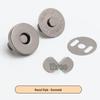 Runde Metall-Magnetische Versteckte Schnallen für Taschen & Bekleidung - 14 mm & 18 mm