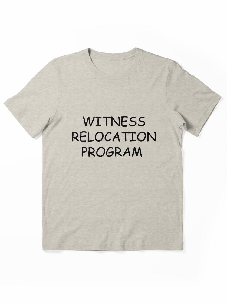 The Simpsons THE SIMPSONS INSPIRED WITNESS RELOCATION PROGRAM SHIRT Essential Unisex T-Shirt