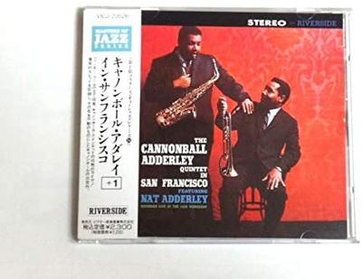 CD CANNONBALL ADDERLEY  Cannonball Adderley In San Francisc VICJ23526 Riverside Recor 1991 Japan ObiJazz Used
