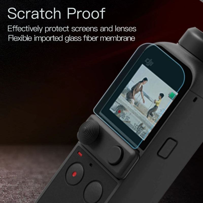 Für Sunnylife POCKET2 Objektivschutzfolie Kratzfest Gimbal Kamera Bildschirmschutz Osmo Pocket 2