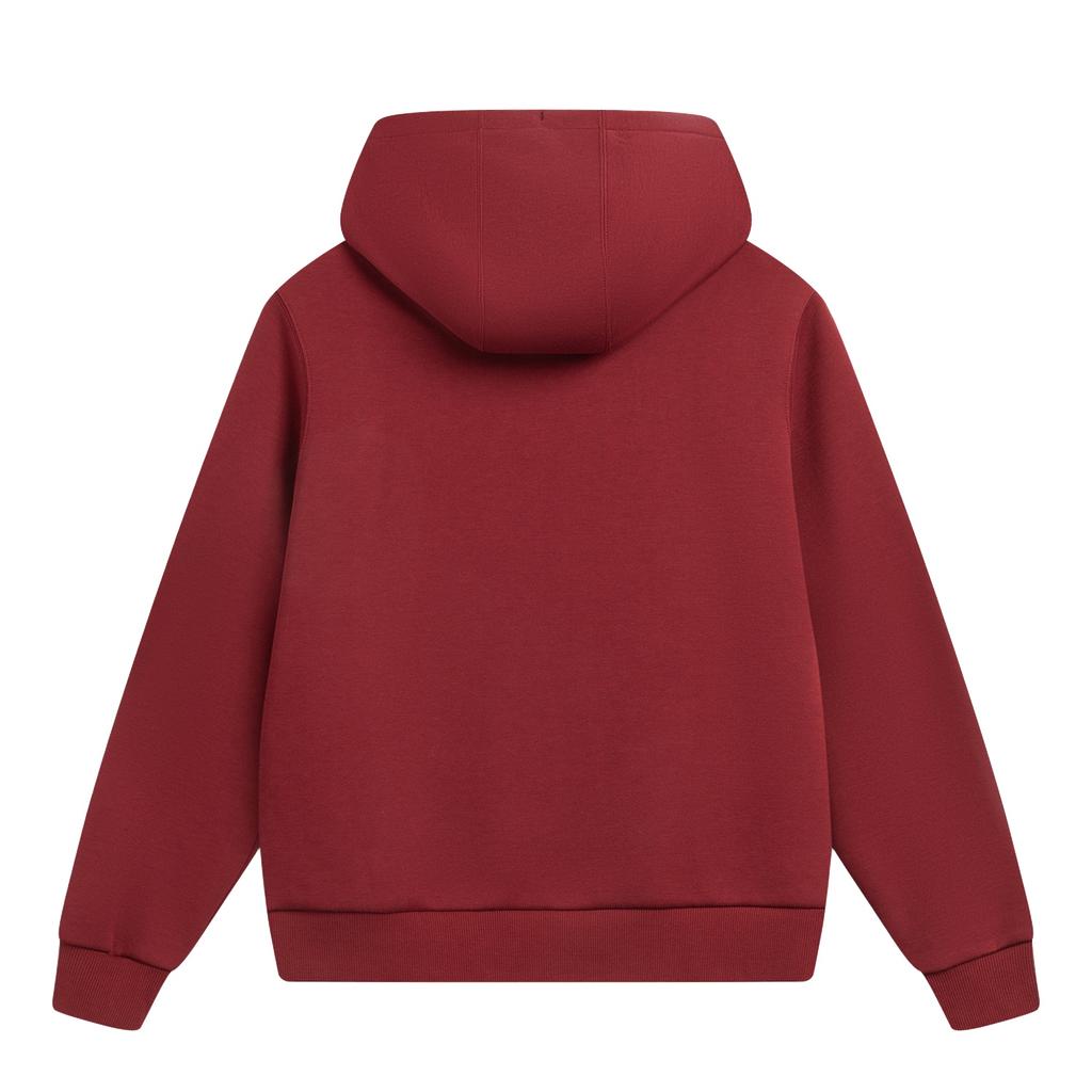 Li Ning Sports Trend Series Quick-Dry Cool Loose Hooded Letter Logo Sweatshirt Women sweatshirt AWDW108-5