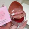 HERORANGE Lip and Cheek Dual-Purpose Lip Mud Lipstick Natural All-match Matte Monochrome Blush Cream with Brush