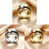 Bohemian Heart Shaped Ring With Rotating Pendant Retro Alloy Stylish Jewelry For Women And Men