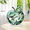 The Mirror Image In The 2D Flat Acrylic Apple Is A Beautiful Decoration, Indoor and Outdoor Decoration - No Battery/electricity Required, Free Day